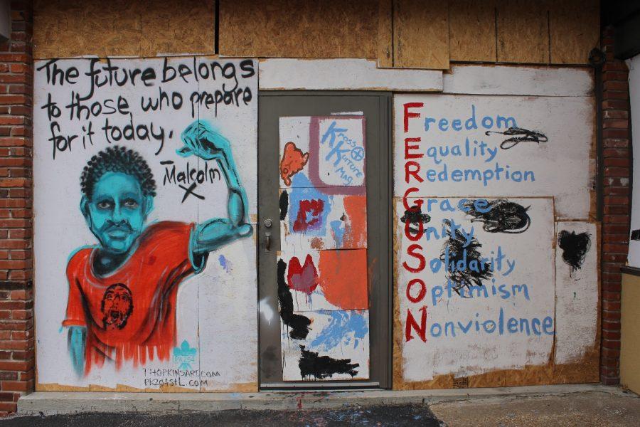 Photo+by+Sergio+Poveda%0AStreet+artwork+of+Theresa+Hopkins+and+others+shift+the+aesthetic+of+Ferguson+city+emphasizing+love%2C+peace+and+redemption.