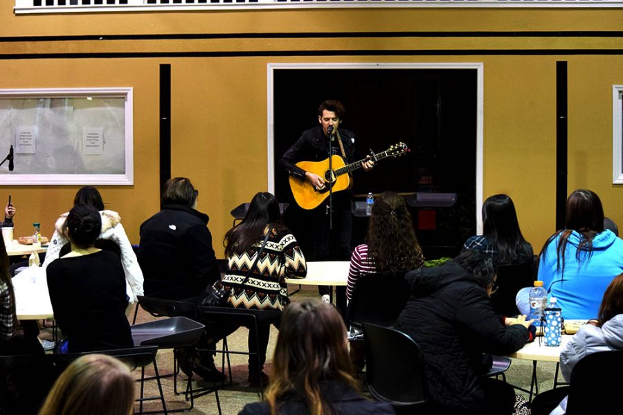 Nick Santino, Weekend Routine performed LUs first concert of the year