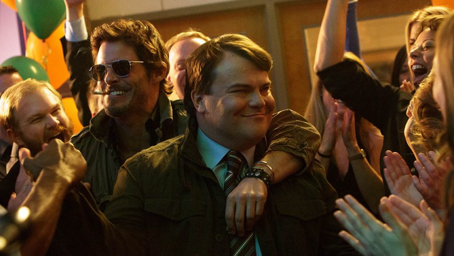 Photo from epk.tv
Landsman (Jack Black, right) imagines being the hero of his high school reunion with Lawless (James Marsden) by his side