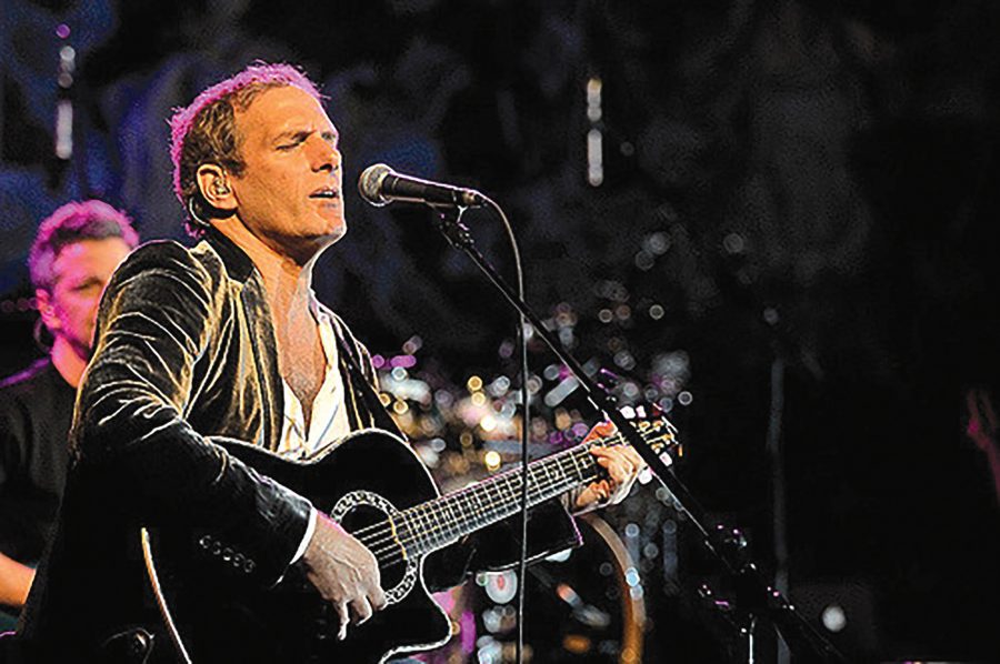 Photo courtesy of Alterna2
Popular, award-winning recording artist Michael Bolton, pictured here on guitar, performed at LU Thursday, Feb.11.