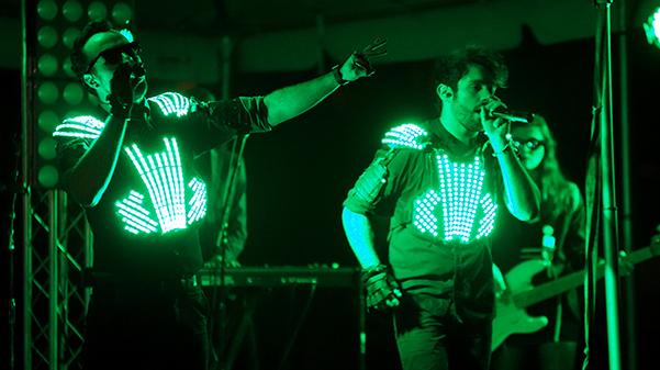 Members of The 8 South Band from Nashville, Tennessee, perform at Lindenwood University's seventh annual Dark Carnival on Oct. 25. <br>Photo by Mitchell Kraus