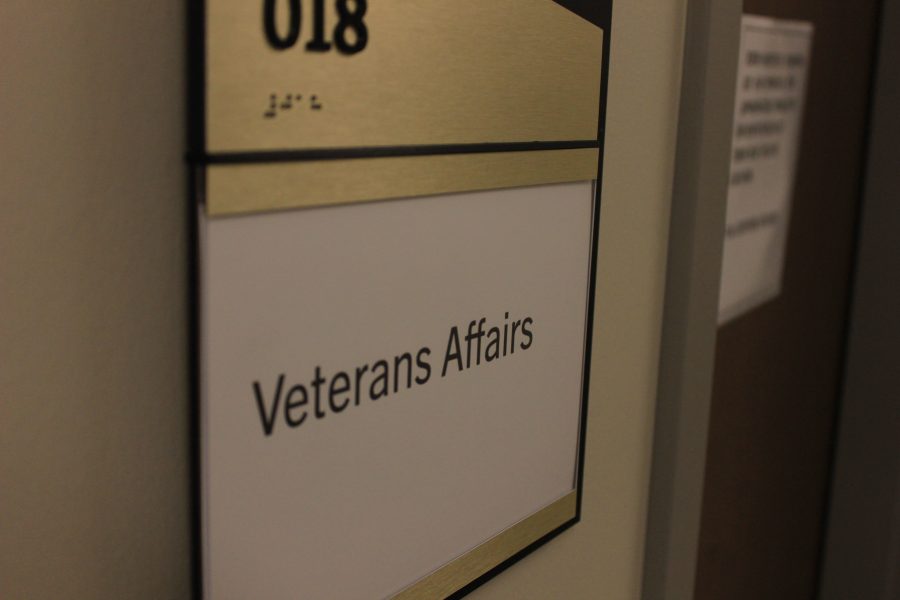Students wanting to donate can go to the Veterans Affairs office, situated on the lower level of the LARC.   Photo by Matt Hampton
