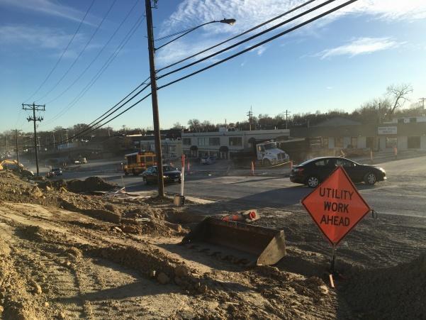 A look at the construction on Droste Road on Nov. 30. The developments is expected to be finished by May 21 2018.

Photo by Nick Feakes.