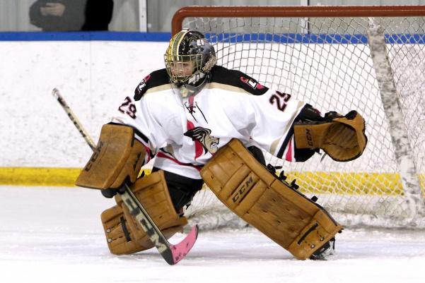Goalie Nicole Hensley during her time playing for Lindenwood. Hensley recorded 13 saves in her Winter Olympics debut on Tuesday in Gangneung, South Korea.