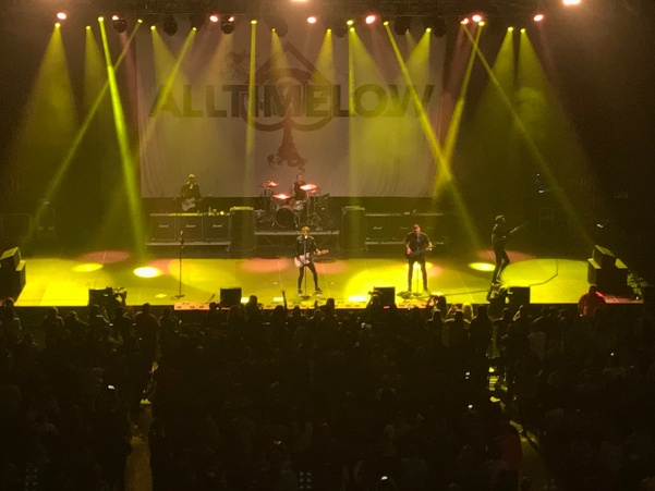 All Time Low at the Y98 Mistletoe Show at the Family Arena in St. Charles, MO on Dec. 2, 2017.  Photo by Megan Courtney