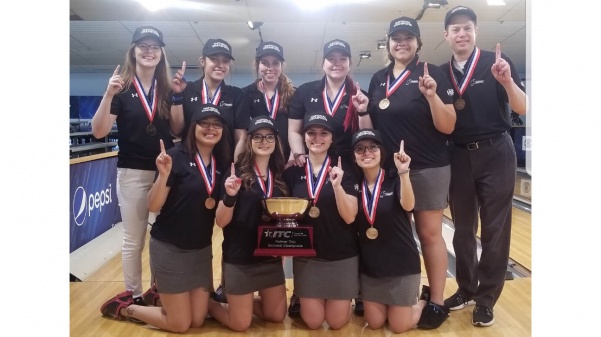 The womens bowling team won the USBC intercollegiate team championship national title in Lincoln, Nebraska, on Saturday.  Photo used with permission by Merlina San Nicolas.