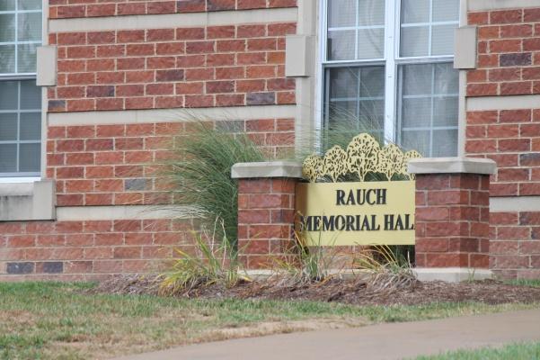 A couch was stolen from Rauch Hall. Residents were sent an email on Monday letting them know that the couch needed to be returned by the end of the day. <br> Photo by Matt Hampton.  
