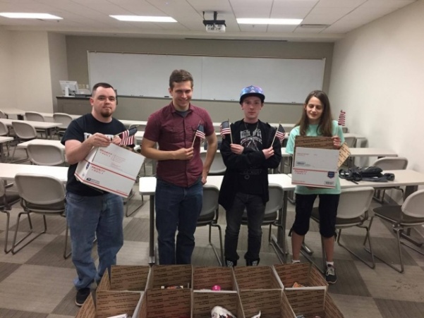 The Lindenwood College Republicans are holding a donation drive to send care packages to troops overseas. Photo provided by Jonathan Dunlop. 