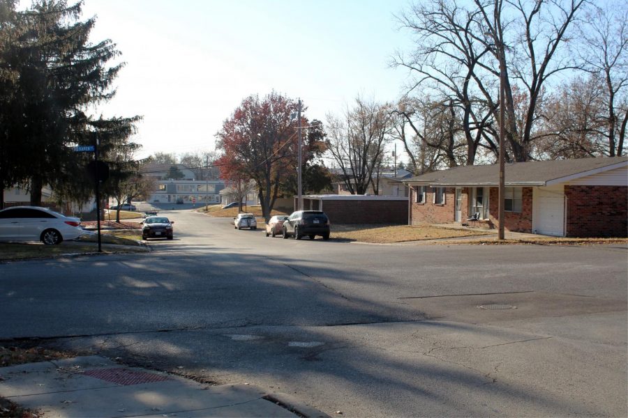 The intersection of Karen Street, Patma Street, and John Weber Drive (or Sibley Drive).  Currently, stop signs are in place on the Patma and John Weber sides of the intersection, but two more may be added on Karen. 
