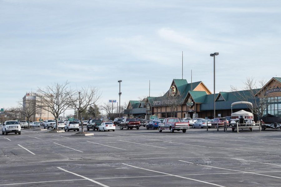 The parking lot at Bass Pro Shops on Boones Lick Road may be a place where Main Street visitors will be able to park and take a shuttle to downtown St. Charles if lots are full.  