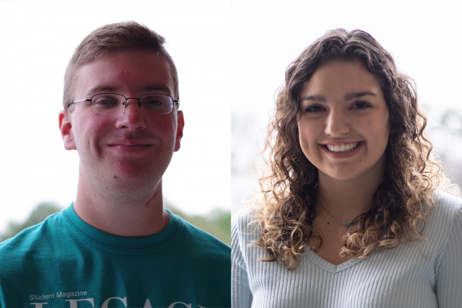 New staff members Dominic Hoscher and Alexa Pressley.   Photos by Kat Owens and James Tananan Kamnuedkhun