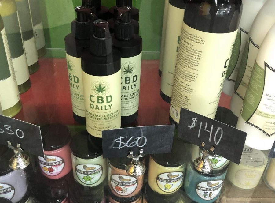CBD+products+from+Mr.+Nice+Guy%2C+a+cannabis+store+on+Veterans+Memorial+Parkway.