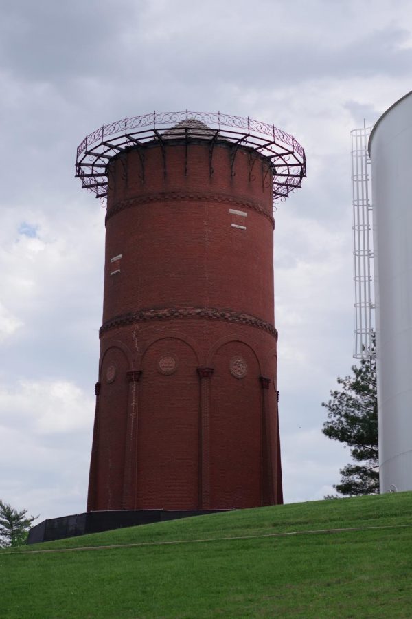The Lindenwood water tower is considered a historic landmark of St. Charles. 