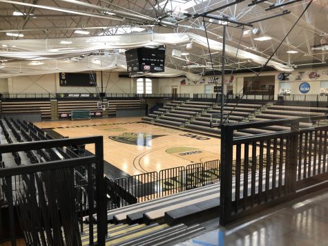 Lindenwood Universitys Hyland Arena sits empty on Tuesday, May 3. 