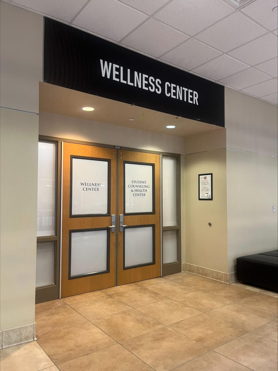 The Wellness Center located on the third floor of Evan’s Commons housing the Student Counseling and Health Centers. The Health Center will become open for students beginning Jan. 17. 