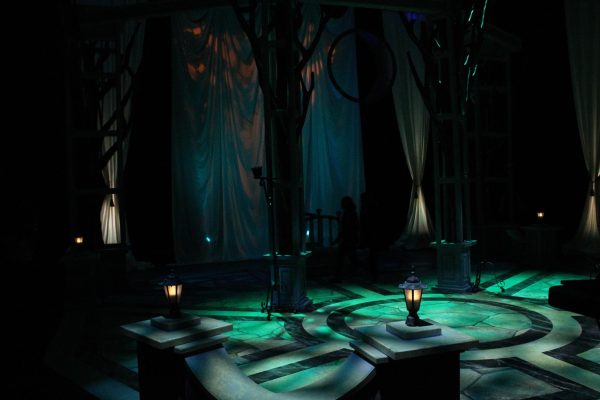 Stage set for Lindenwood Universitys production of The Winters Tale.
