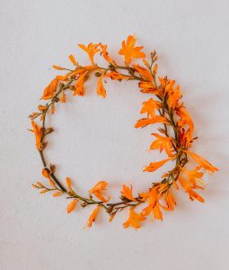 A flower crown, said to be gifted to others on Lupercalia.