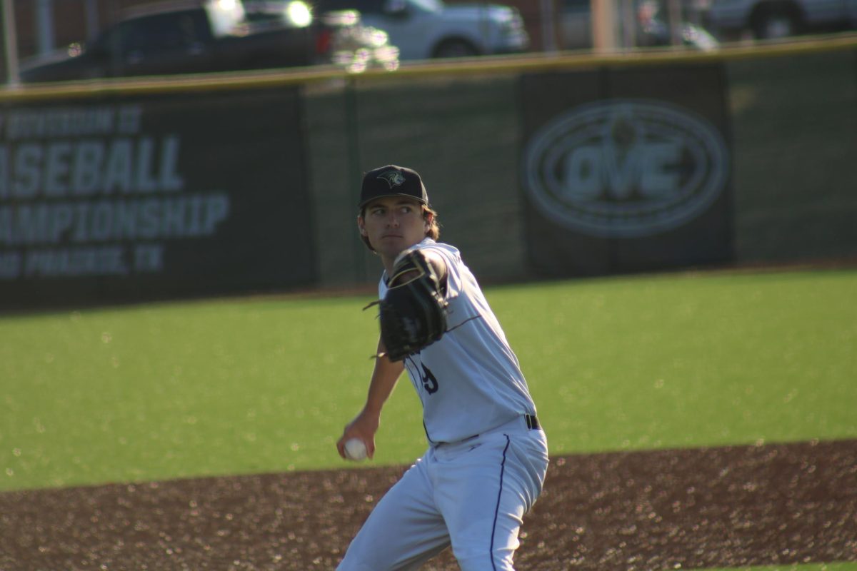 Zach Buschschulte goes through his windup in a game against Omaha. 