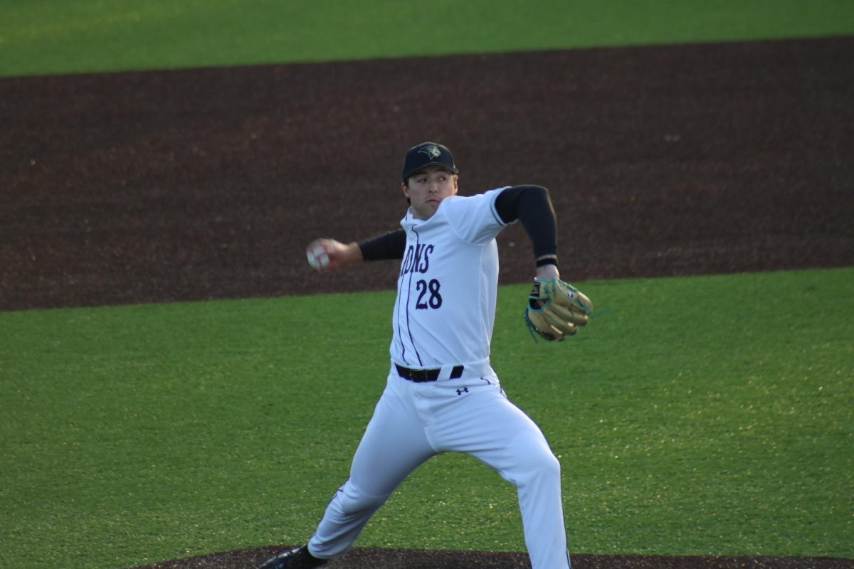 Carson Subbert delivers a pitch in a game against Omaha. 
