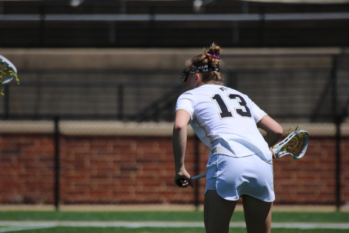 Mandy Beck competes in a game against Kennesaw State University.