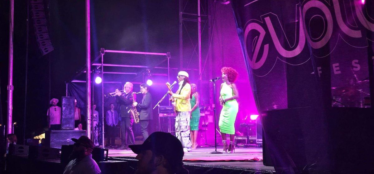 Nile Rodgers and Chic on the Lindenwood Stage at Evolution Festival