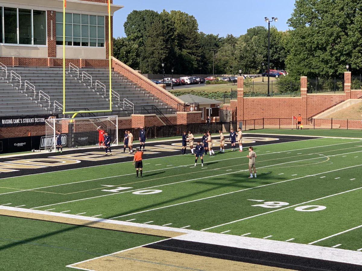 Lindenwood men's soccer takes on Westminster College on Sept. 8. 