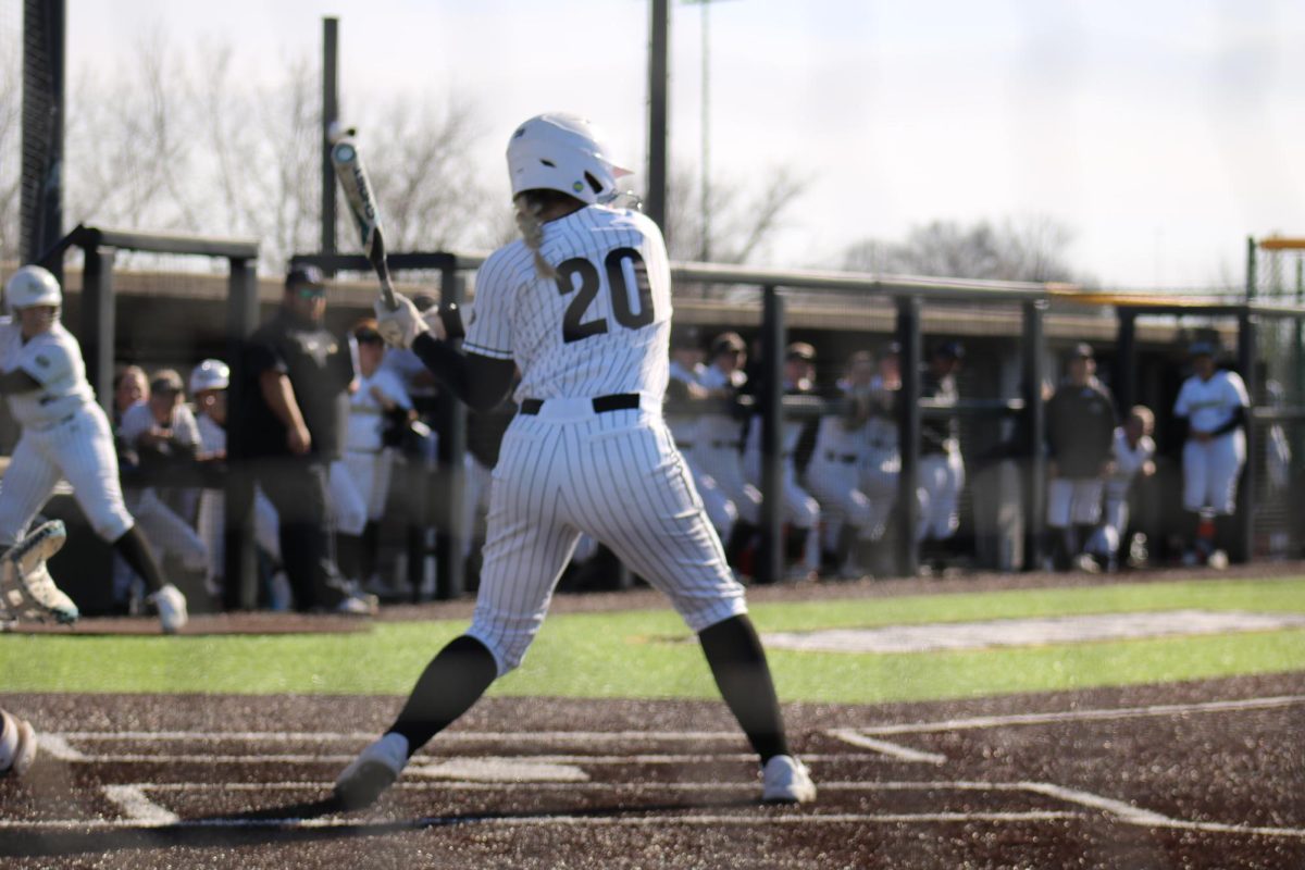 Irelynn West swings at a pitch during a game against Eastern Illinois. 